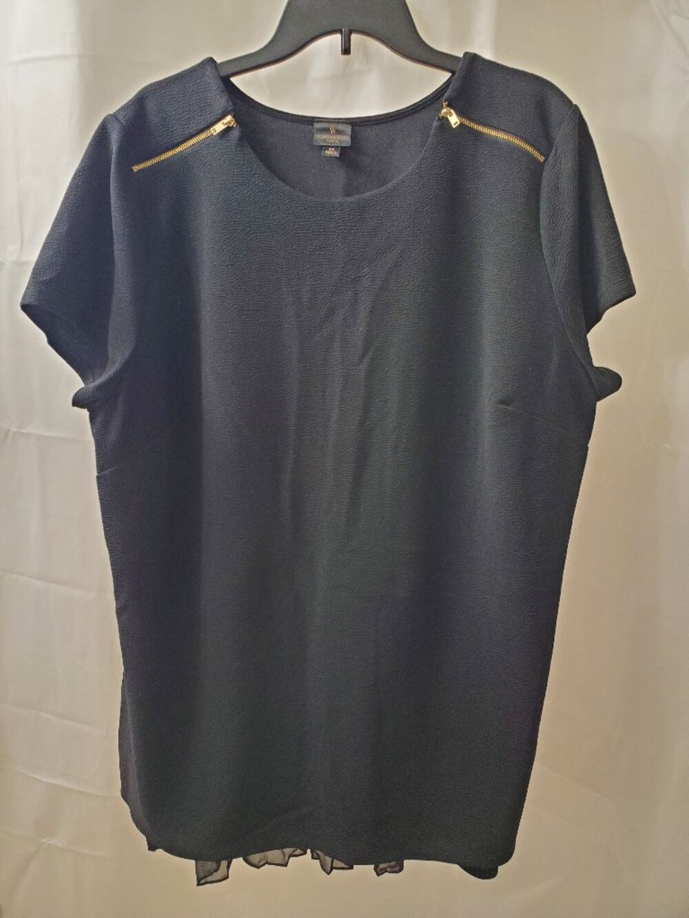 Worthington Woman 3X Black Blouse